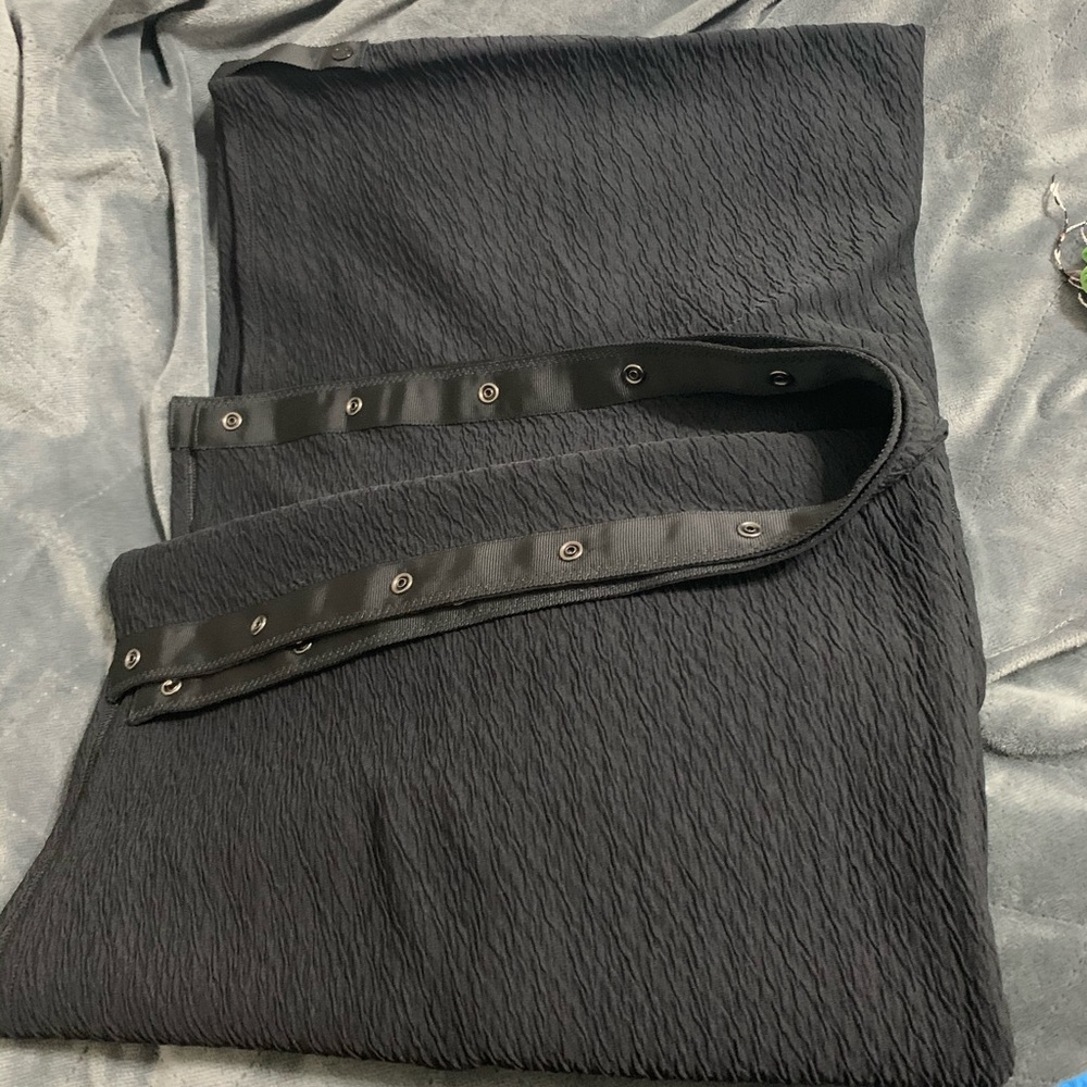 Lululemon Vinyasa Scarf - Black Crinkle
